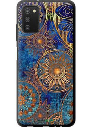 Чохол на samsung galaxy a03s a037f золотий візерунок "678b-2381-2448"