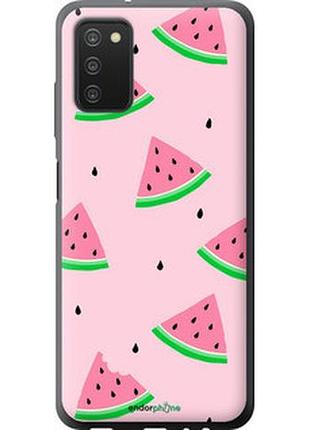 Чохол на samsung galaxy a03s a037f рожевий кавун "4314u-2381-2448"