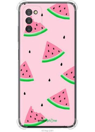Чехол на samsung galaxy a03s a037f розовый арбуз "4314sp-2381-2448"