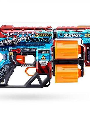 Скорострельный бластер x-shot skins dread apocalypse 12 патронов (36517g)