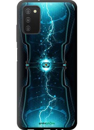 Чехол на samsung galaxy a03s a037f молнии в цилиндре "120b-2381-2448"