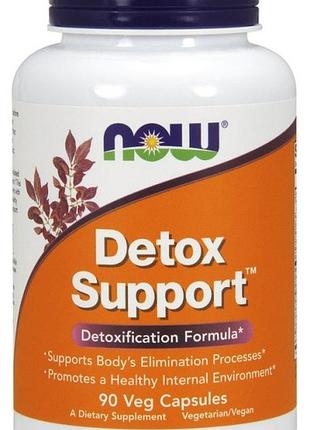 Специальный продукт now detox support veg capsules 90 капсул (4384301365)