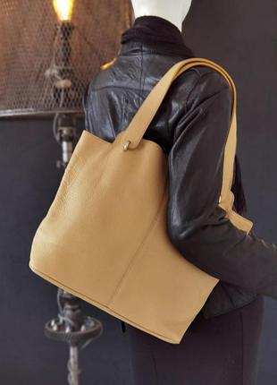 Bolso cats. большая сумка из натуральной кожи.