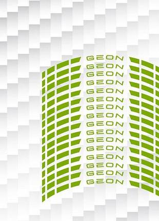 Салатові geon наклейки на ободи диски смуги мотоцикл геон geon
