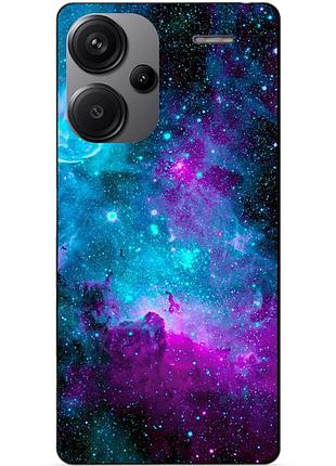 Чехол силиконовый бампер для xiaomi redmi note 13 pro plus 5g с рисунком галактика космос