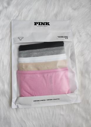 Трусики набор victoria ́s secret, pink
