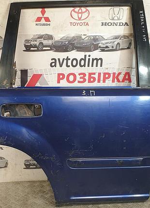 Дверь задняя права темно синяя h21008h7mm nissan x-trail t30 бензин