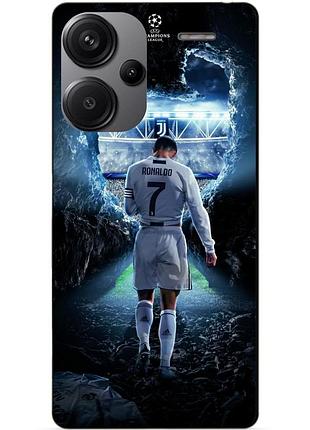 Чехол силиконовый бампер для xiaomi redmi note 13 pro plus 5g с рисунком ronaldo роналдо