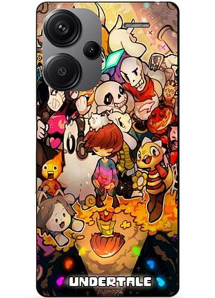 Чехол силиконовый бампер для xiaomi redmi note 13 pro plus 5g с рисунком андертейл undertale