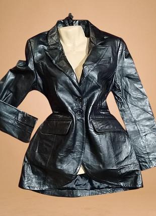 Кожаный пиджак жакет clothes