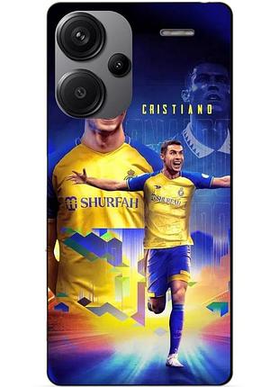 Силіконовий чохол бампер для xiaomi redmi note 13 pro plus 5g з малюнком роналдо аль наср ronaldo