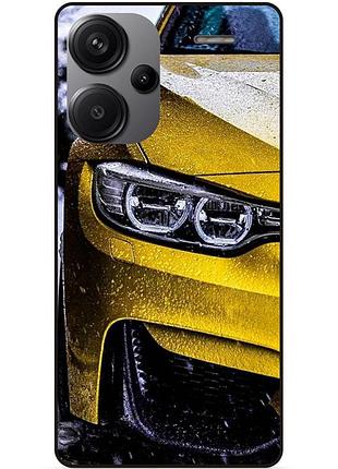 Чехол силиконовый бампер для xiaomi redmi note 13 pro plus 5g с рисунком bmw бмв машина авто