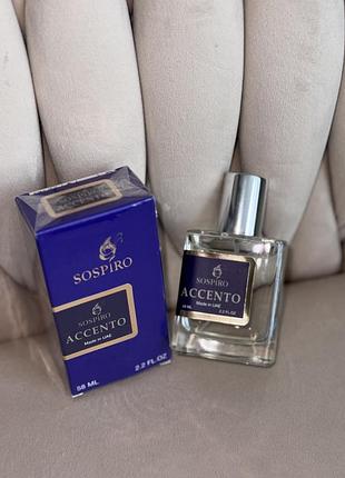 Парфуми accento sospiro ✨ духи 58 мл парфюм шлейфовий