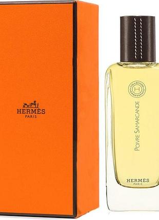 Нежно-пряный аромат для мужчин и женщин hermessence poivre samarcande hermès