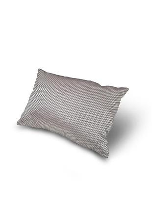 Декоративна подушка firanka geometric 50х35см 1шт сірий з бежевим (п_0882)