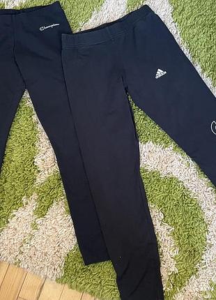 Спортивні легінси, лосіни adidas 13-14p, champion 11-12 p
