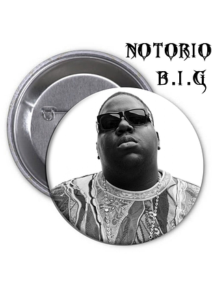 Значок the notorious b.i.g. | ноториус бег 07