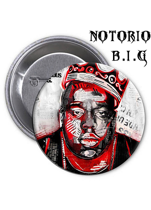 Значок the notorious b.i.g. | ноторіус біг 08