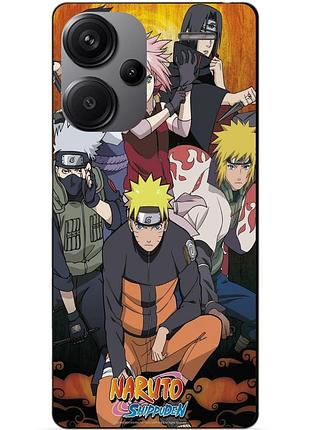 Силіконовий чохол бампер для xiaomi redmi note 13 pro plus 5g з малюнком naruto наруто аніме