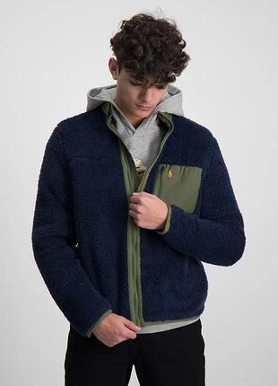 Мужская кофта шерпа polo ralph lauren teddy fleece jacket