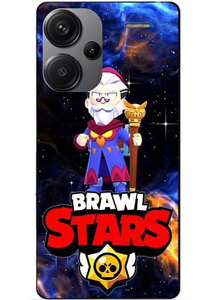 Чехол силиконовый бампер для xiaomi redmi note 13 pro plus 5g с героем космический бравл байрон