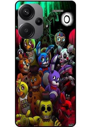 Чехол силиконовый бампер для xiaomi redmi note 13 pro plus 5g с рисунком freddy фредди аниматроники