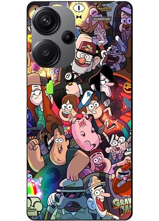 Силіконовий чохол бампер для xiaomi redmi note 13 pro plus 5g з малюнком гравіті фолз gravity falls