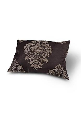 Декоративная подушка firanka damask 52х40см 1шт венге з бежевым (п_0881)