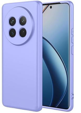Чехол fiji full soft premium для realme 12x / 12x 5g противоударный бампер с микрофиброй violet