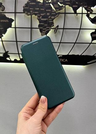 Чехол-книжка business leather для samsung a50/a30s,кожаный качественный чехол-книжка самсунг a50/a30s (зеленый)