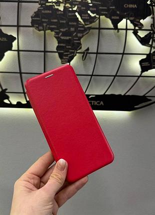 Чохол-книжка business leather для samsung a21s, шкіряний чохол-книжка самсунг a21s (червоний)