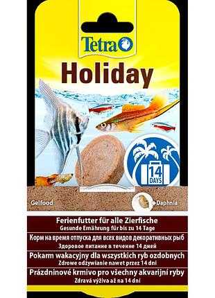 Корм tetra min holiday для акваріумних рибок на період тривалої відсутності блок 30 г