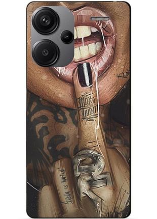 Силіконовий чохол бампер для xiaomi redmi note 13 pro plus 5g з малюнком swag
