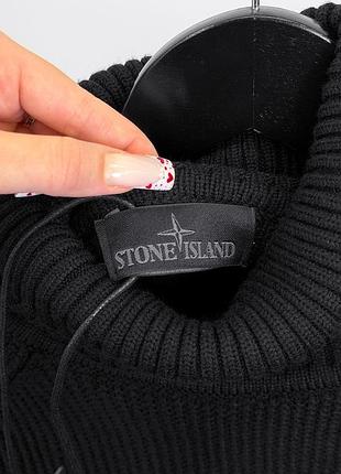 Гольф мужской stone island черный 6