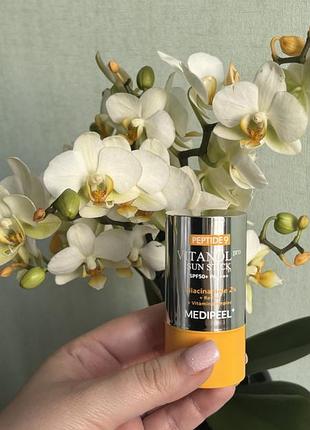 Medi-peel сонцезахисний стік з пептидами peptide 9 vitanol sun stick pro 30 мл