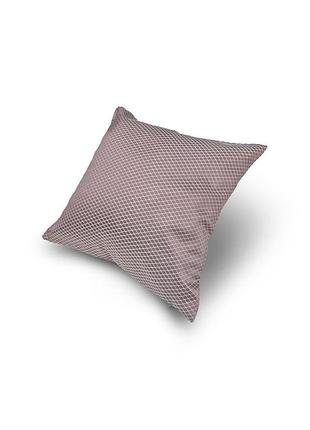 Декоративная подушка firanka geometric 40х40см 1шт пудровая с розовым (п_0884)
