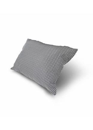 Декоративна подушка firanka geometric 49х36см 1шт серый с бежевым (п_0883)