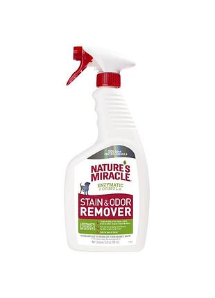 Средство 8in1 nature_s miracle dog stain and odor remover spray для устранения пятен и запахов от собак 709 мл
