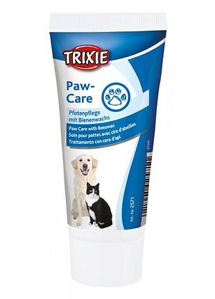 Крем trixie paw care для собак та котів захисний для подушечок лап 50 мл