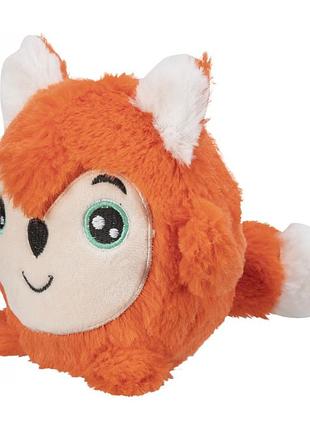 Игрушка trixie для собак лиса с эффектом памяти полиэстер оранжевая 11см
