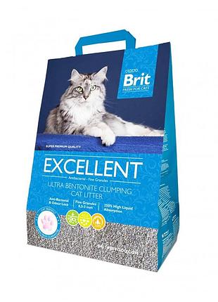 Наповнювач brit fresh excellent ultra bentonite для котячого туалету бентонітовий 5 кг