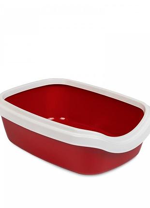 Туалет природа comfort m для котів бордо 41х30х13,5 см