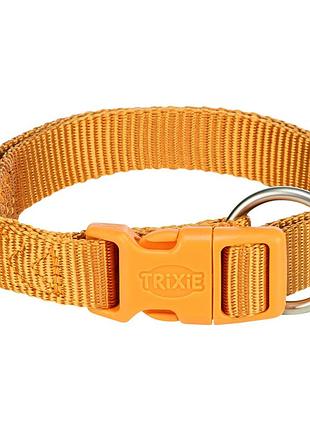 Нашийник trixie premium для собак xxs–xs 15–25 см 10 мм оранжевий