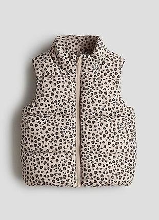 Жилет жилетка леопард