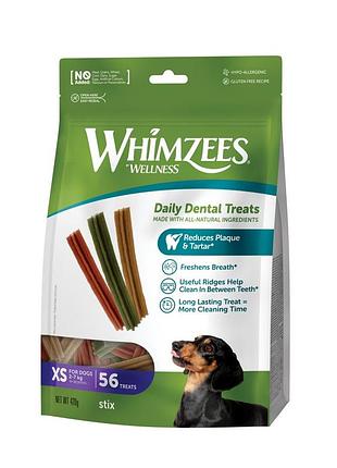 Лакомство whimzees stix д/собак в виде палочек xs 56 шт