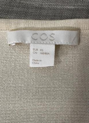 Cos, оверсайз пуловер, джемпер, кофта, молочний 8