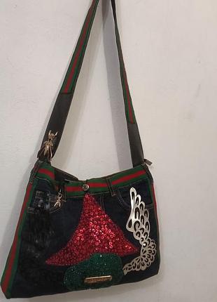 Сумка джинсова handmade/ручна робота.
