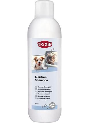 Шампунь trixie для собак и котов для шерститки нейтральный 1 л