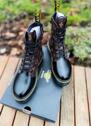 Ботинки женские с мехом мартенс dr.martens4 фото