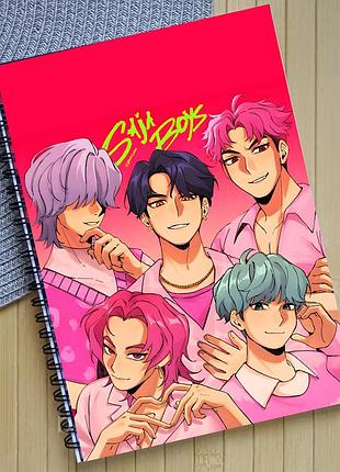 Зошит на пружині saja boys kpop demon hunters кейпоп-мисливиці на демонів (27902)